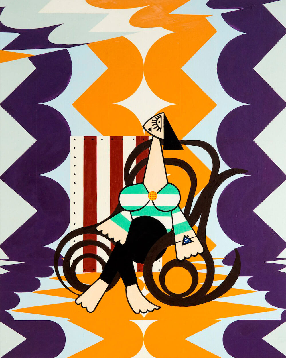 Atassi, Woman in Rocking Chair 3, 2018 (FA 18.011) B